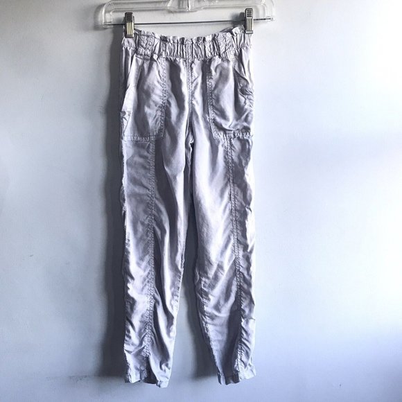 bella dahl girl cargo pants gray 8 - Picture 1 of 7